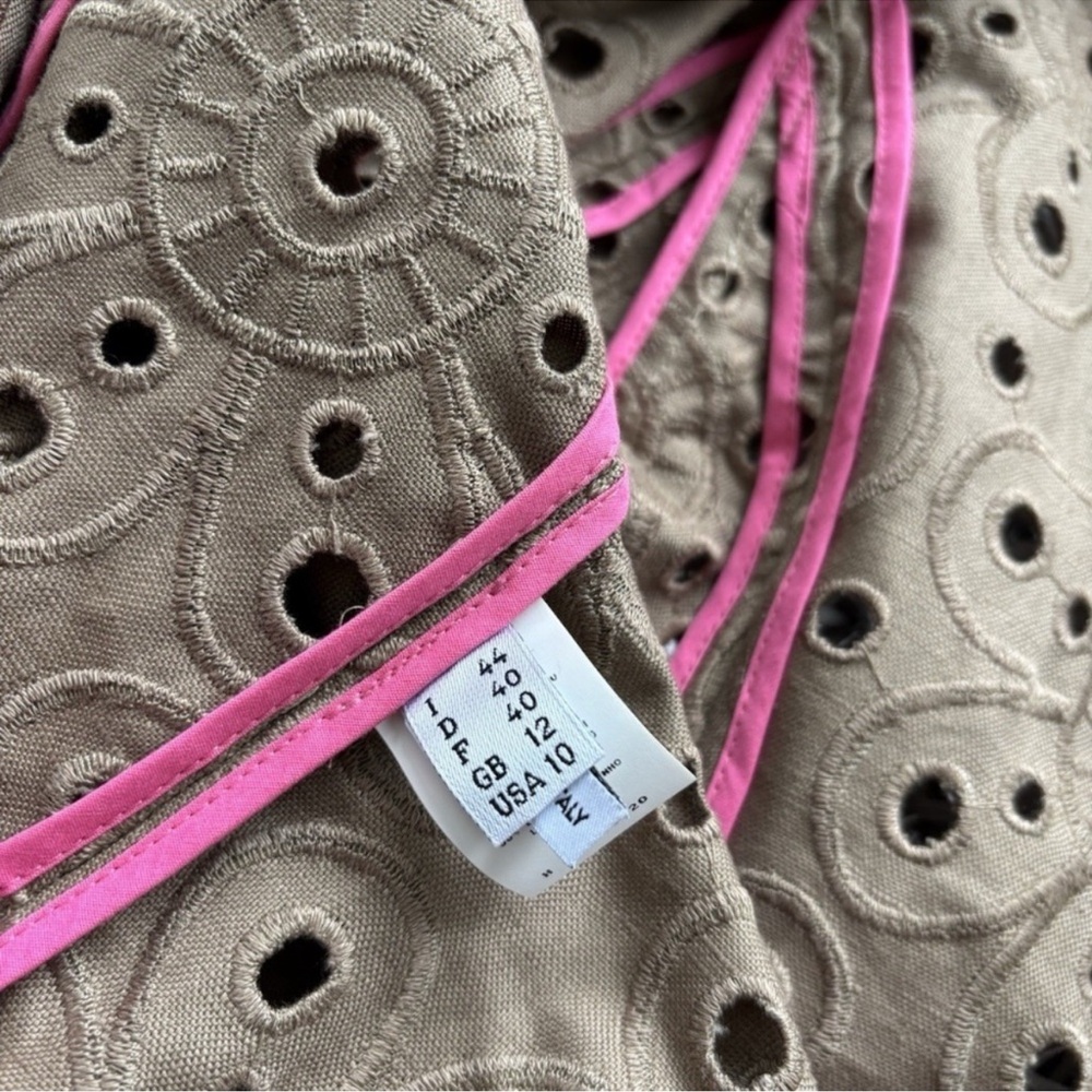 Moschino Cheapandchic Kimino Jacket Cardigan Embroidered Lace Sz 10 US♥️ - Picture 7 of 8